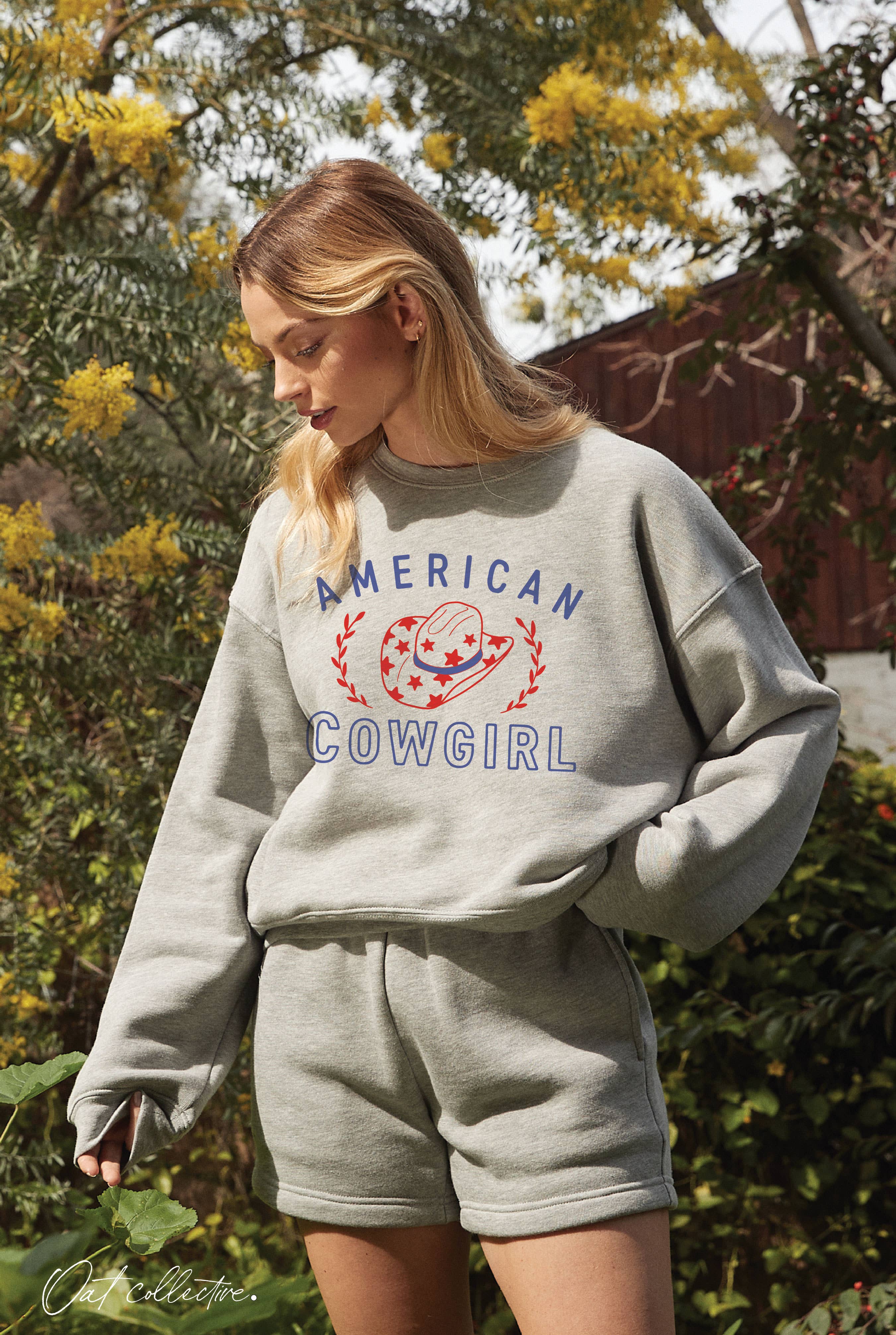 American Cowgirl Mid Graphic Sweatshirt