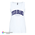*New Custom Logo or Design Women's Athletic Cotton Tank Top
