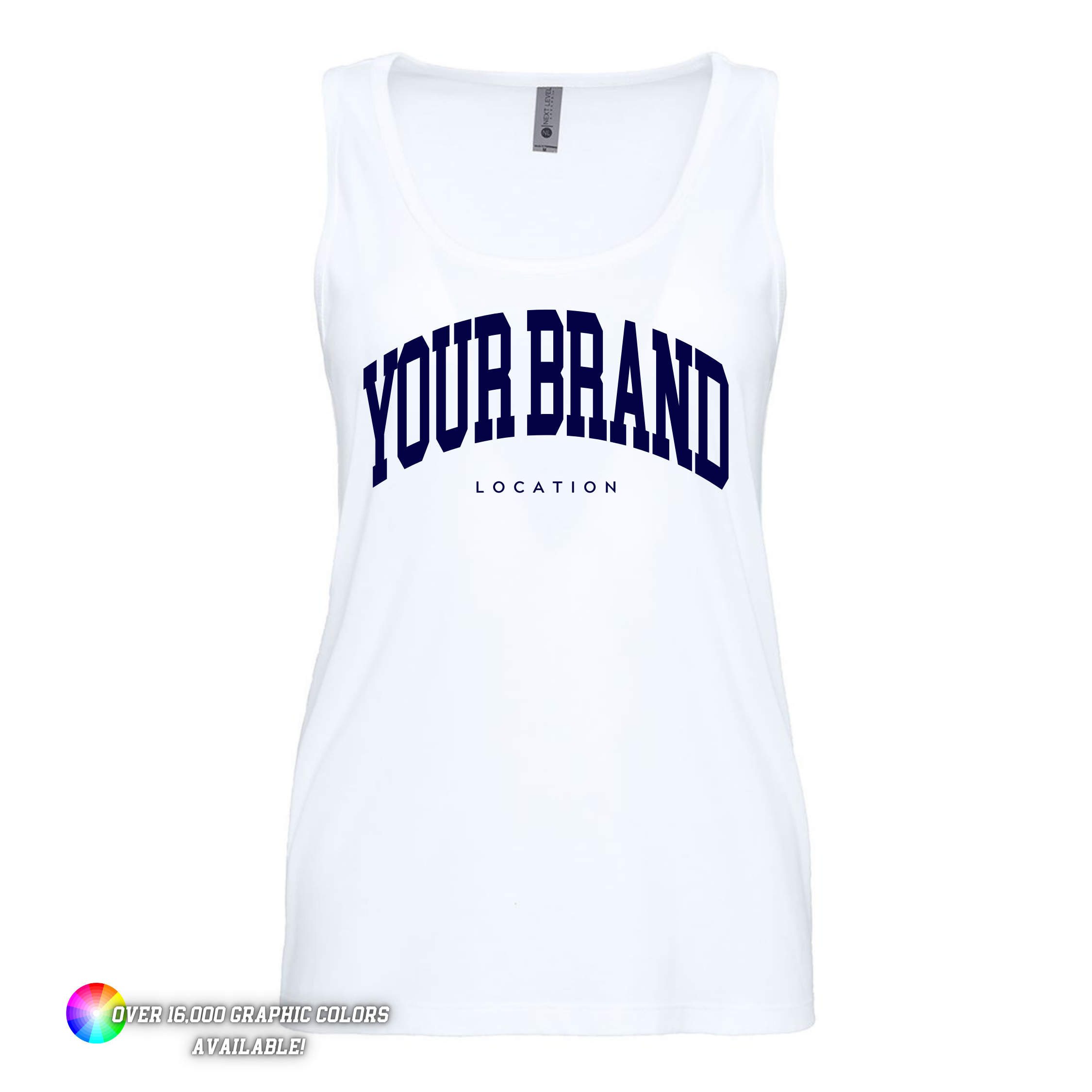 *New Custom Logo or Design Women's Athletic Cotton Tank Top