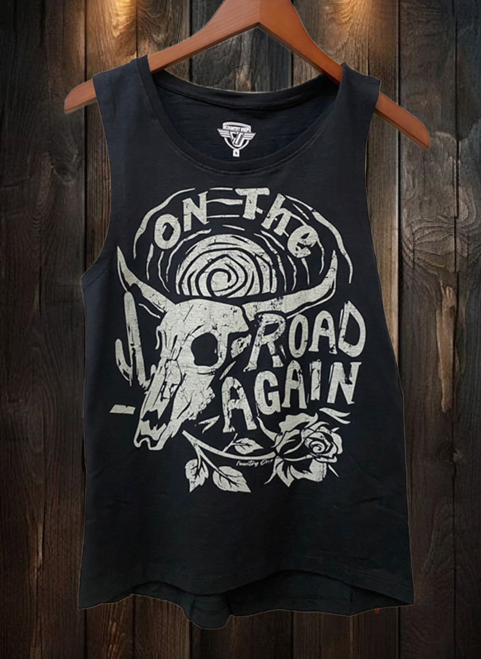 On the Road Again Muscle Tank Top  (Copy)