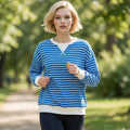 ...Better Cotton Loose Fit Striped Pullover