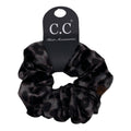 SCR-02 Leopard Grey Scrunchie