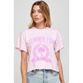 Summer Fun Country Club  Vintage Graphic Crop Top
