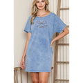 Bow Darling Mineral Washed Dress