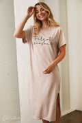 Tailgate Season Mineral Washed Graphic Dress