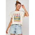Lake Squad Vintage Graphic Crop Top