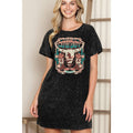 Cowboy Rodeo - Mineral Washed Dress