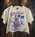 Western Surfer Relaxed Crop T-Shirt