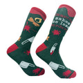 Men's Camping Makes Me Less Murdery Socks