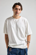 Essential Sunwashed Heavyweight Oversized T-Shirt Foam White