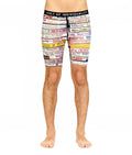 Cult Briefs  2 Pack "Cassetts" Print/Gold Solid