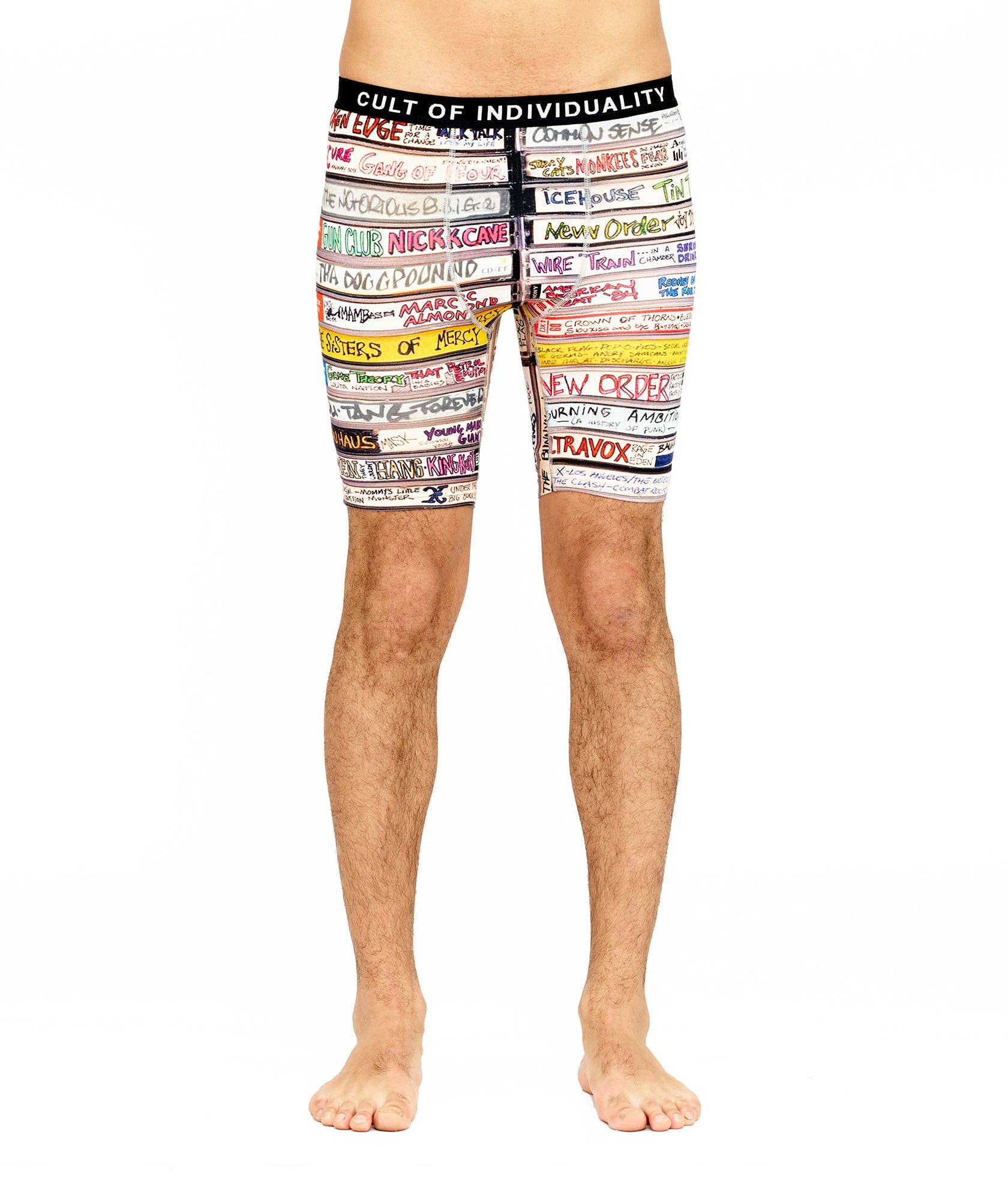 Cult Briefs  2 Pack "Cassetts" Print/Gold Solid