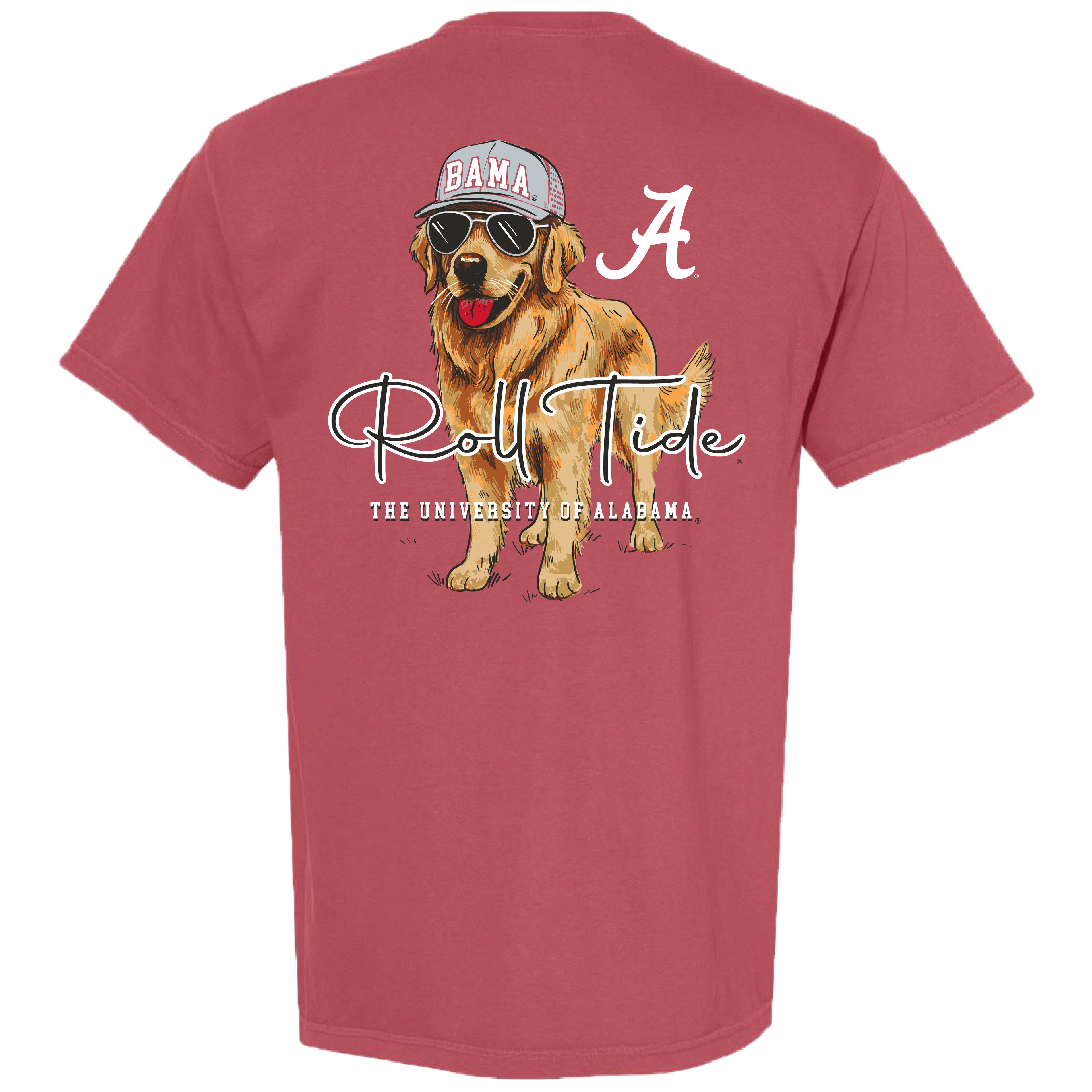 GGO-AL-1003 Roll Tide Dog Crimson
