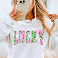 Lucky St. Patricks Day Graphic Crewneck Sweatshirt