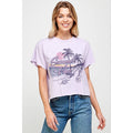Summer Vibes Vintage Graphic Crop Top