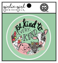 Decal/Sticker Be Kind 2455