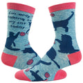 Women's I'm Only Talking To My Cat Today Socks