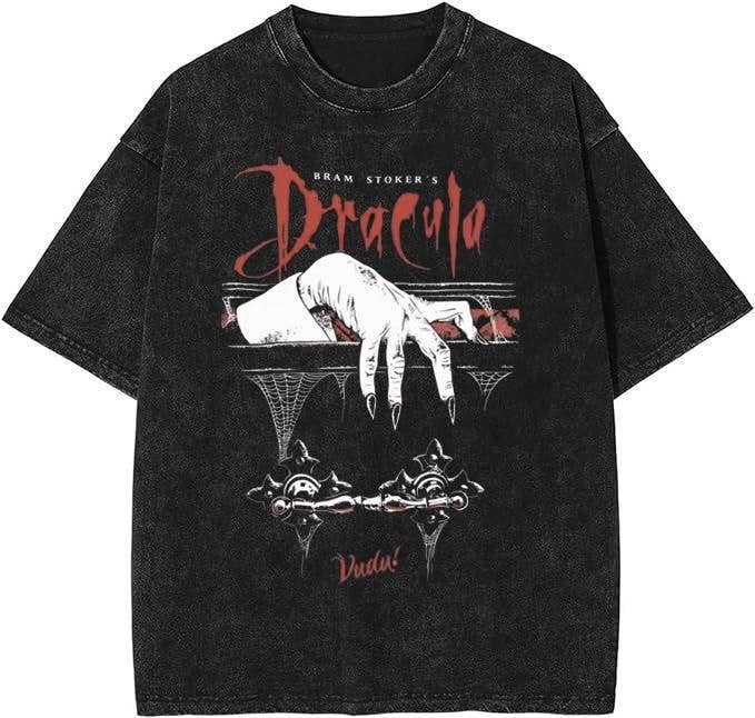 Vintage Dracula Acid Washed Horror Tee Shirt