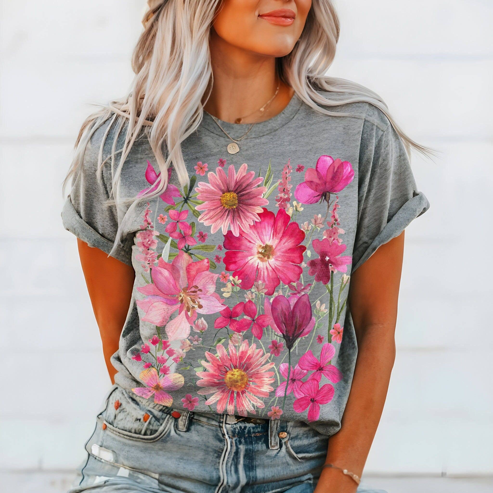 Vintage Wildflowers Botanical Garden Tee