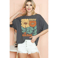 Grow in Grace Graphic Cropped Top