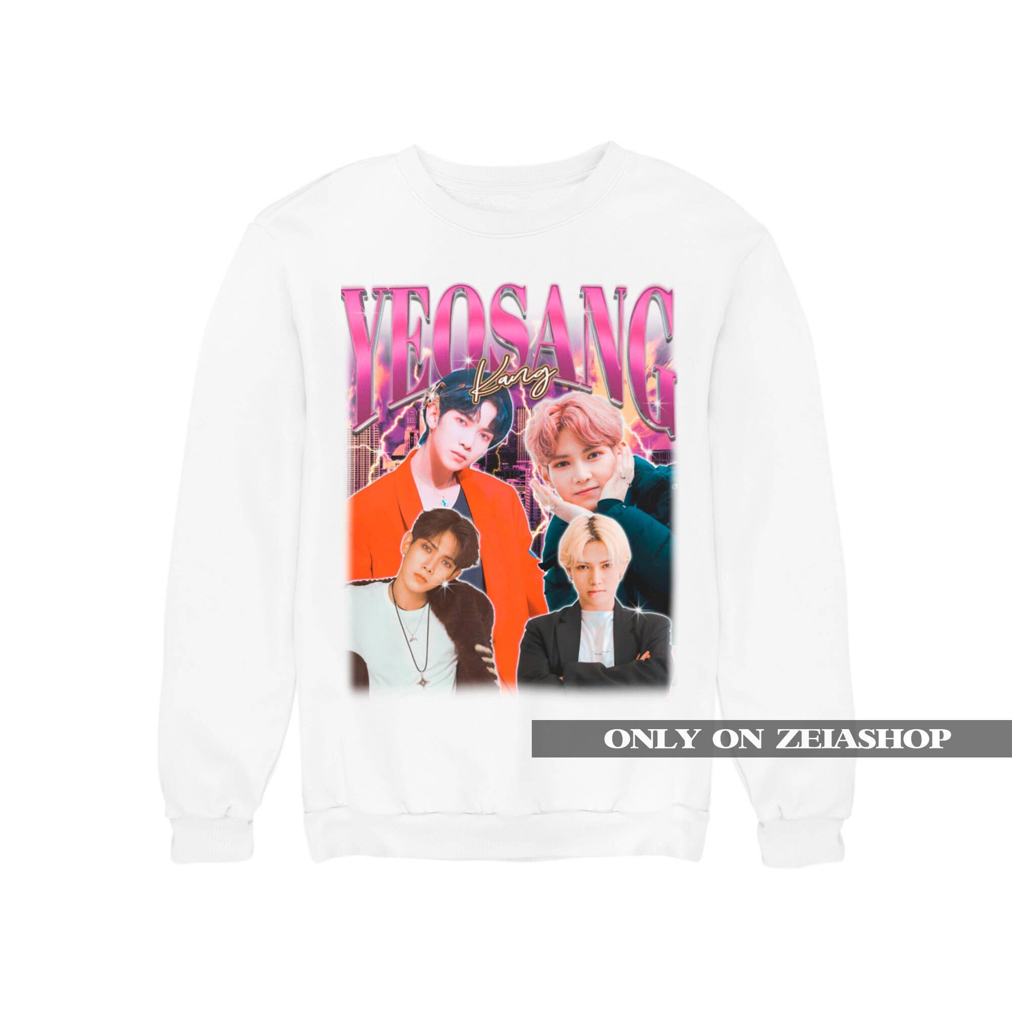 Ateez Yeosang 90s Retro Sweatshirt - Kpop Merch Gift