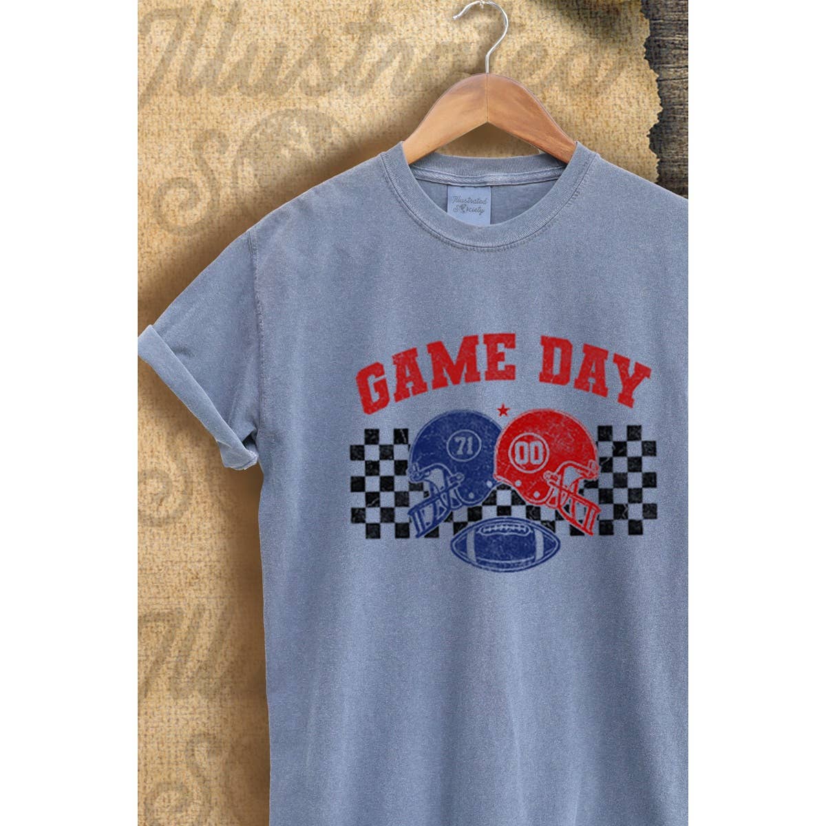 Game Day Vintage Graphic  Tee