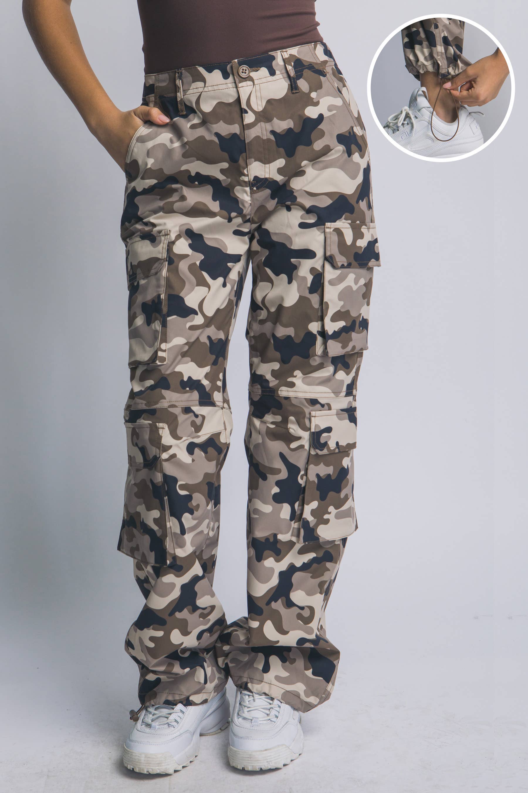 0107 Camouflage Cargo Pants w/ Pockets SI-29329