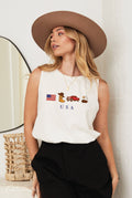 USA Mineral Graphic Tank Top