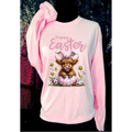 Happy Easter Cute Cow Longsleeve