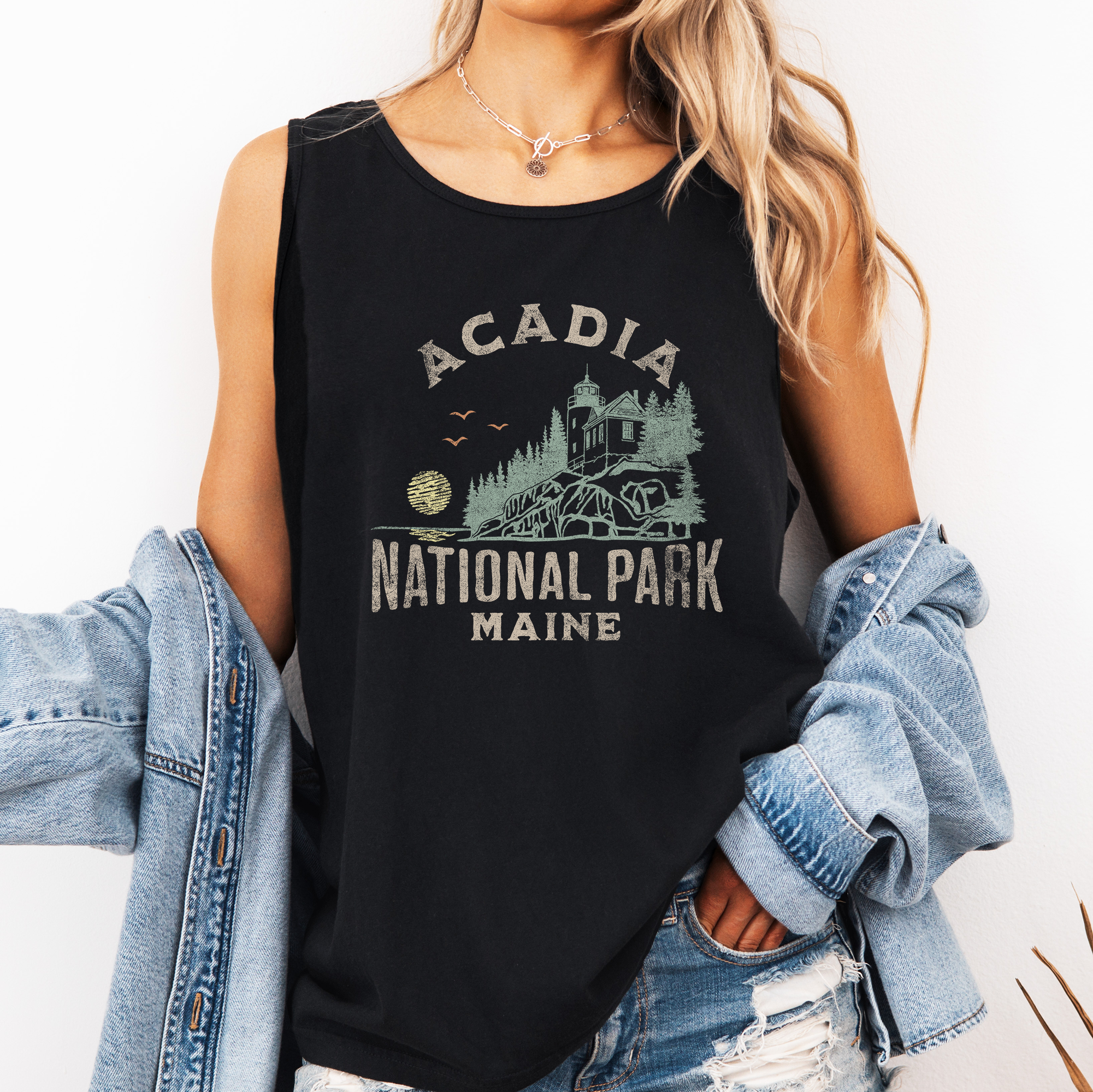 Acadia National Park, Maine, Nature Camping, Hiking Tank Top