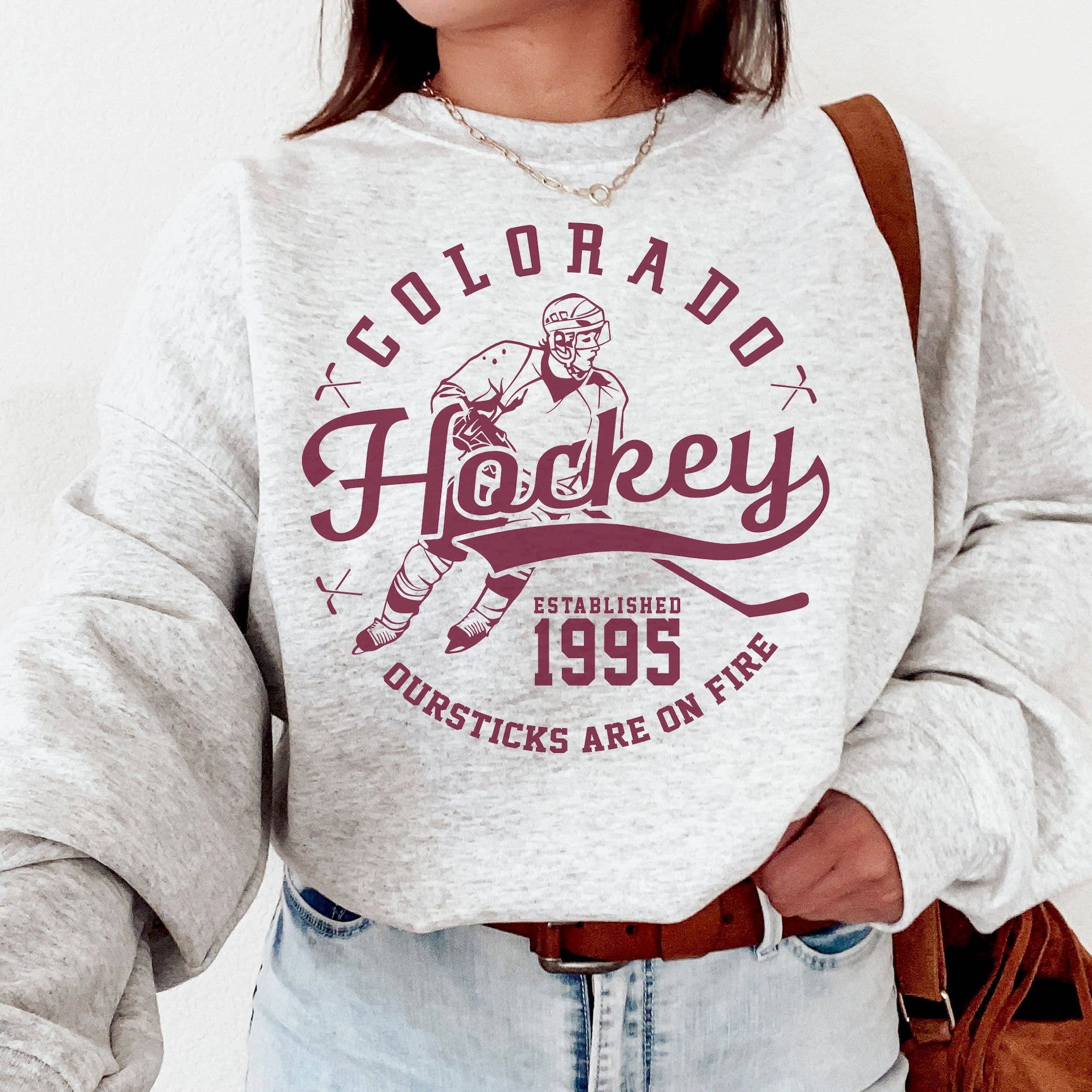 Retro Colorado Avalanche Est 1995 Sweat Sweatshirt – Vintage