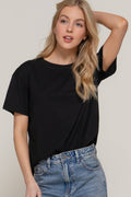 .100% Cotton Short Sleeve Round Neck Tee