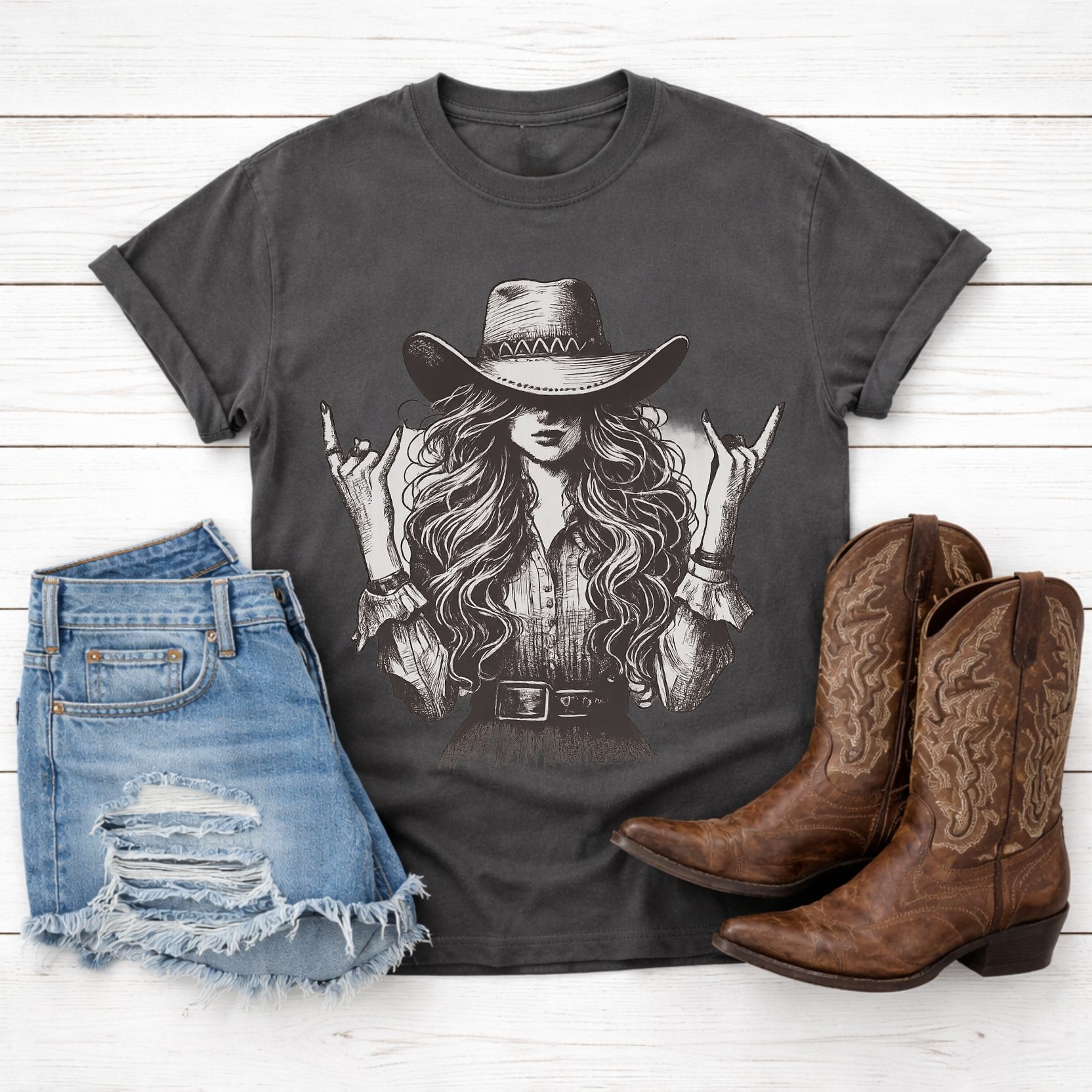 Cowboy Killer Graphic T-Shirt