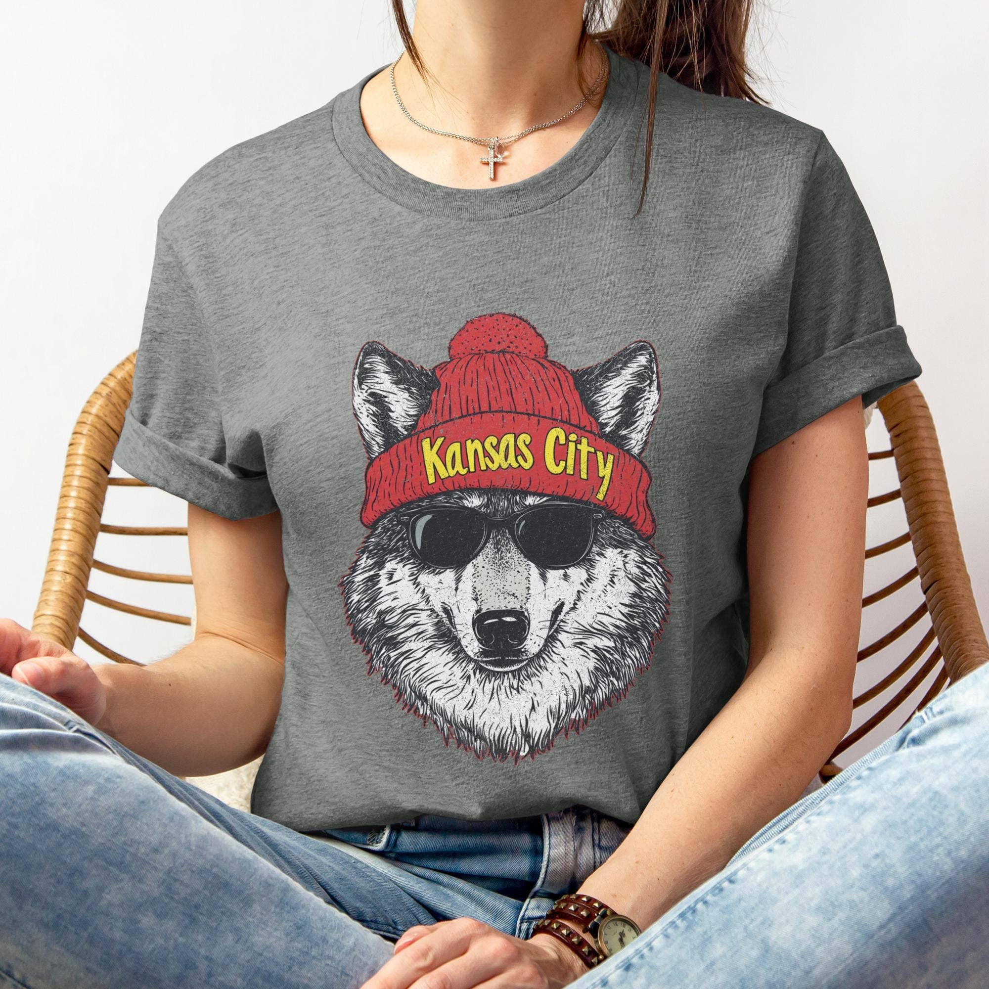 Kansas City Football Vintage Crewneck Sweatshirt Fan Gear