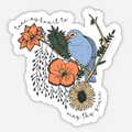 Bird Hymn Sticker | Christian Stickers | Faith Stickers