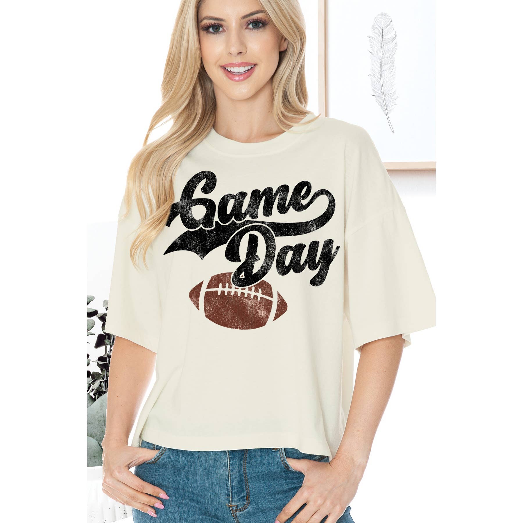 Football Game - Cropped Top