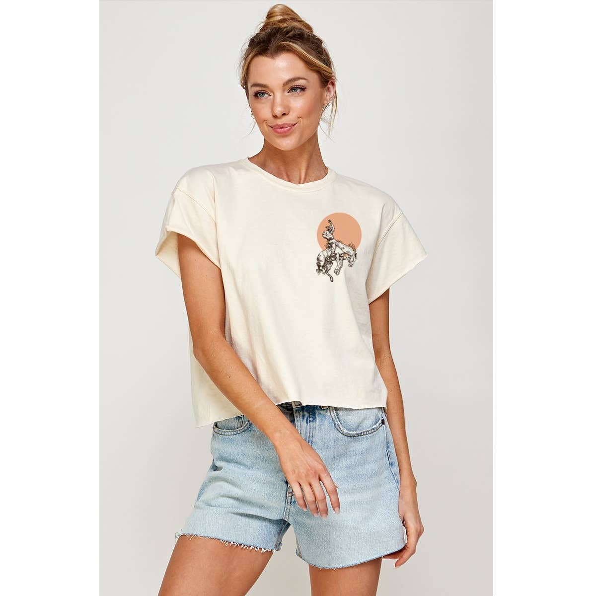 Rodeo  Vintage Graphic Crop Top
