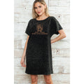 Just A Girl Who Love Horses - Mineral Washed Dress