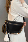 ..._ 1110 Gizelle Duo Studded Bum Bag & Wallet SI-29043