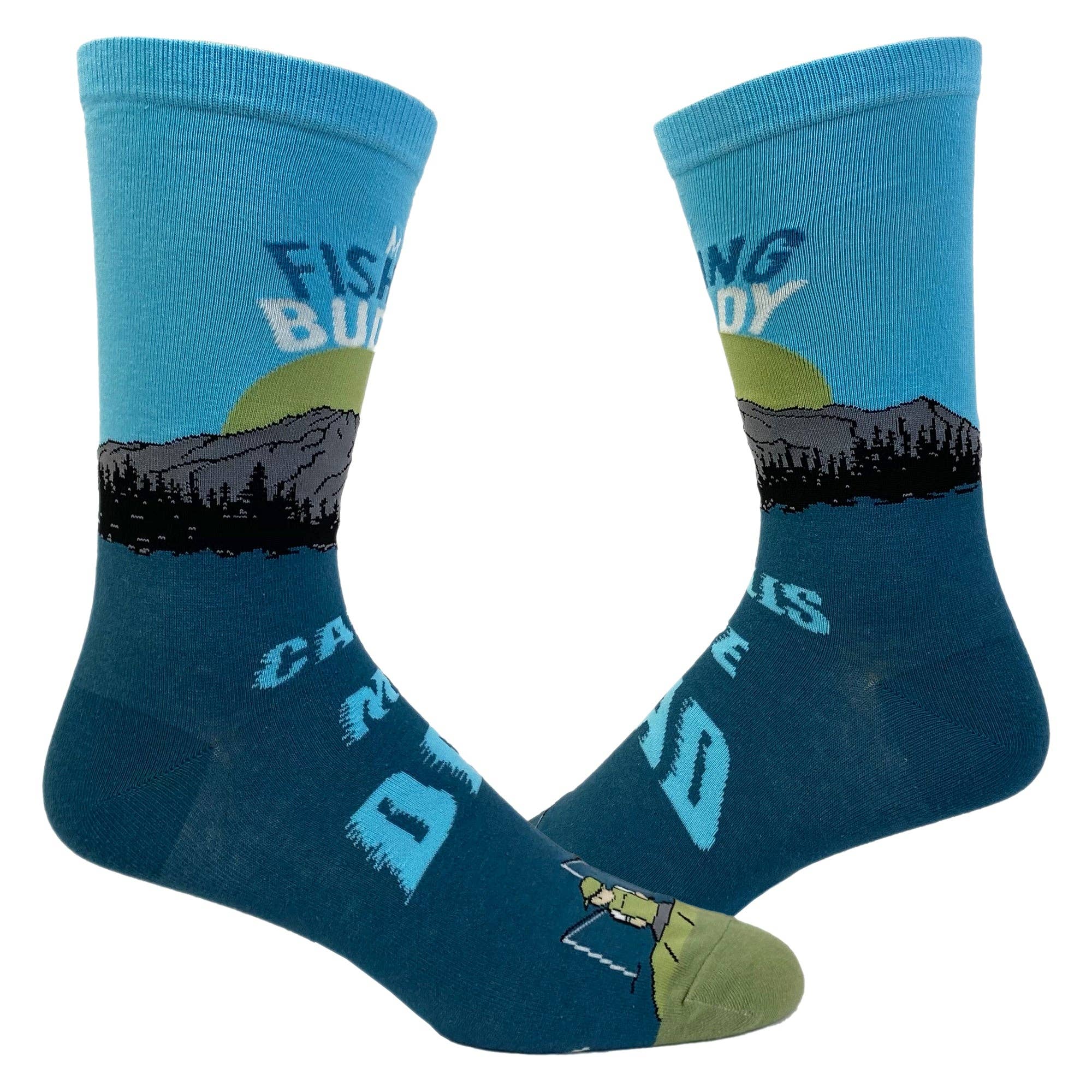 My Fishing Buddy Calls Me Dad Socks