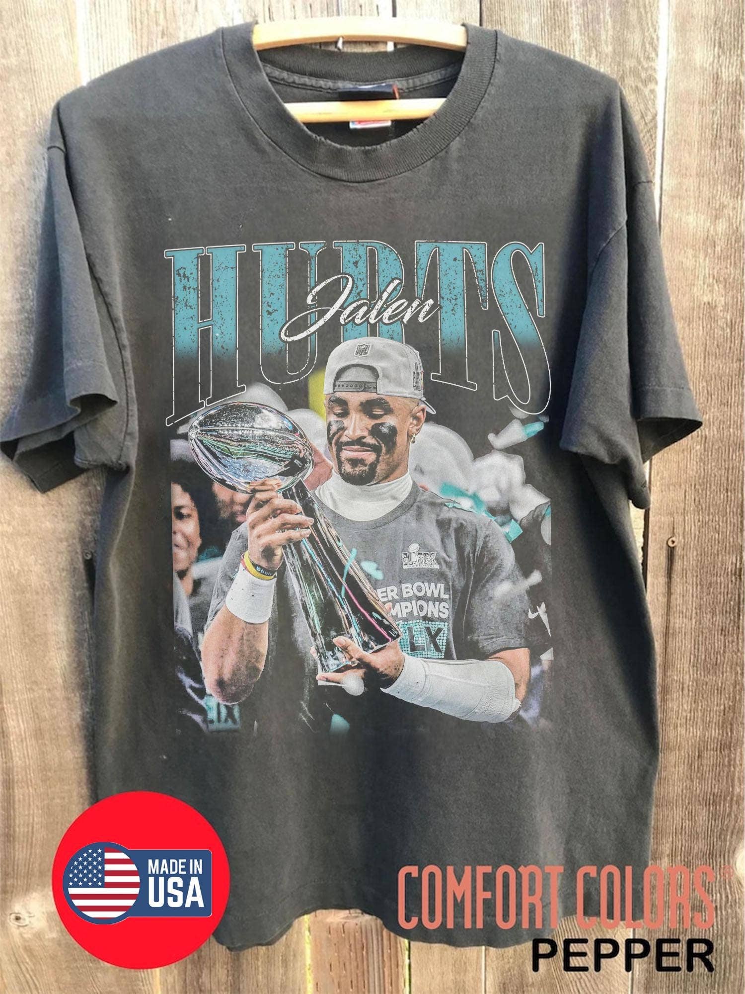 Jalen Hurts Vintage Football Shirt