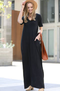 .0206 Maxi Dress with Side Pockets SI-15787