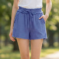 ,..Double Gauze Drawstring Shorts w/ Pockets