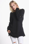 0828 Snap Buttons French Terry Top SI-11560