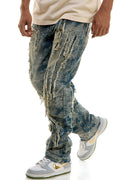 Under Patched Jeans