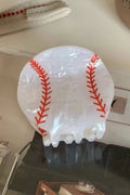 Baseball Pattern Hair Claw Clip