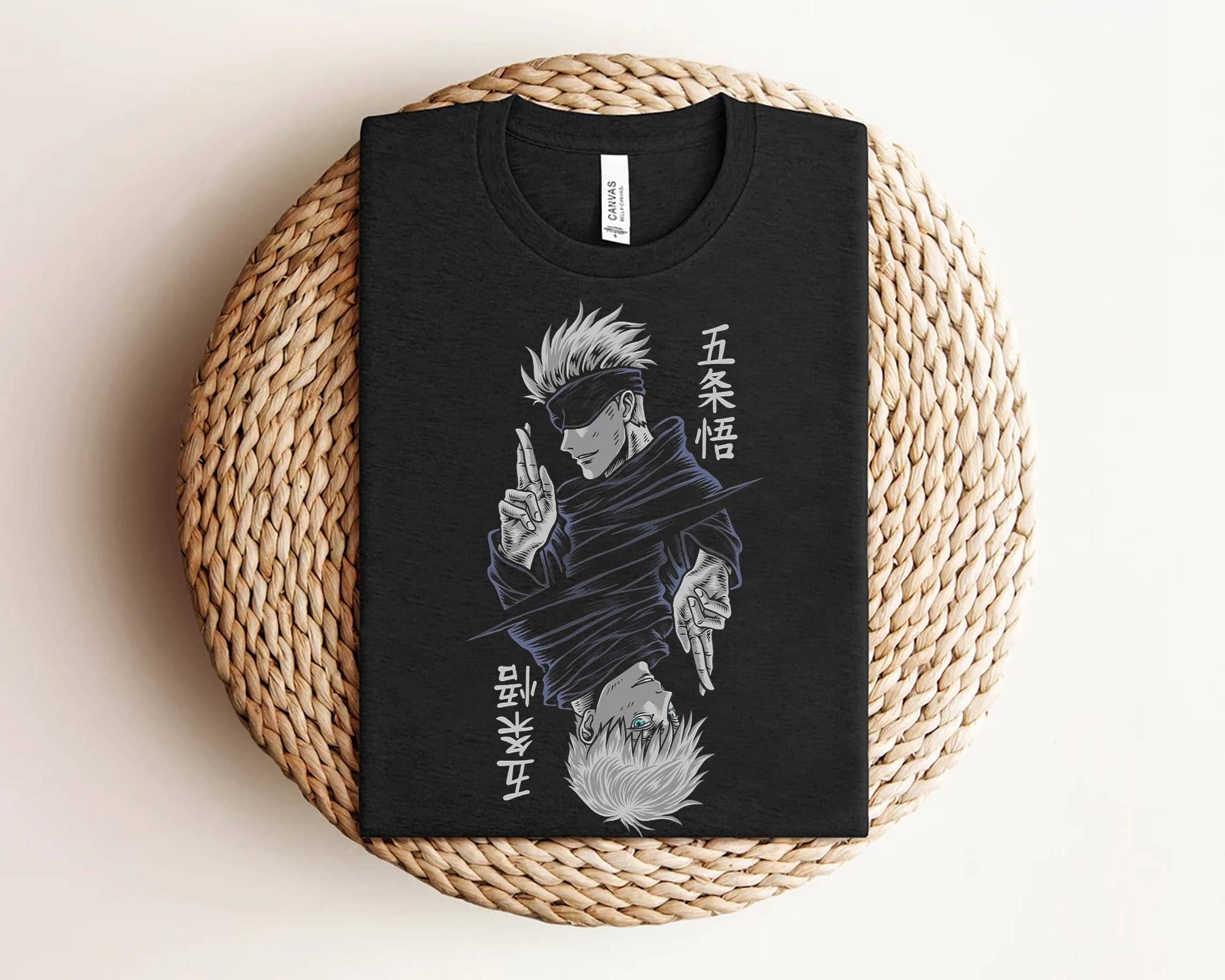 Anime Graphic Tee - Gojo Aesthetic Gift For Him & Her