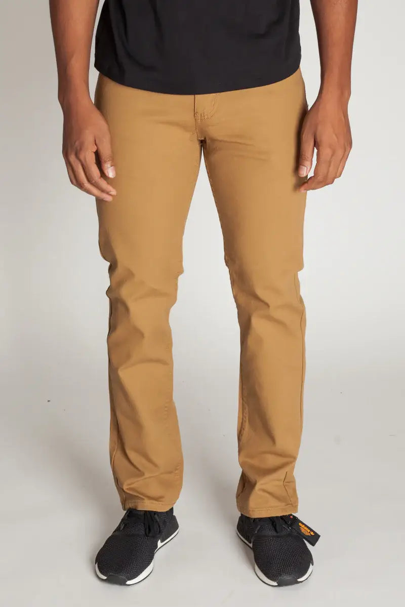 Slim Cotton Twill Pants