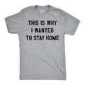 This Is Why I Wanted To Stay Home Men's T Shirt
