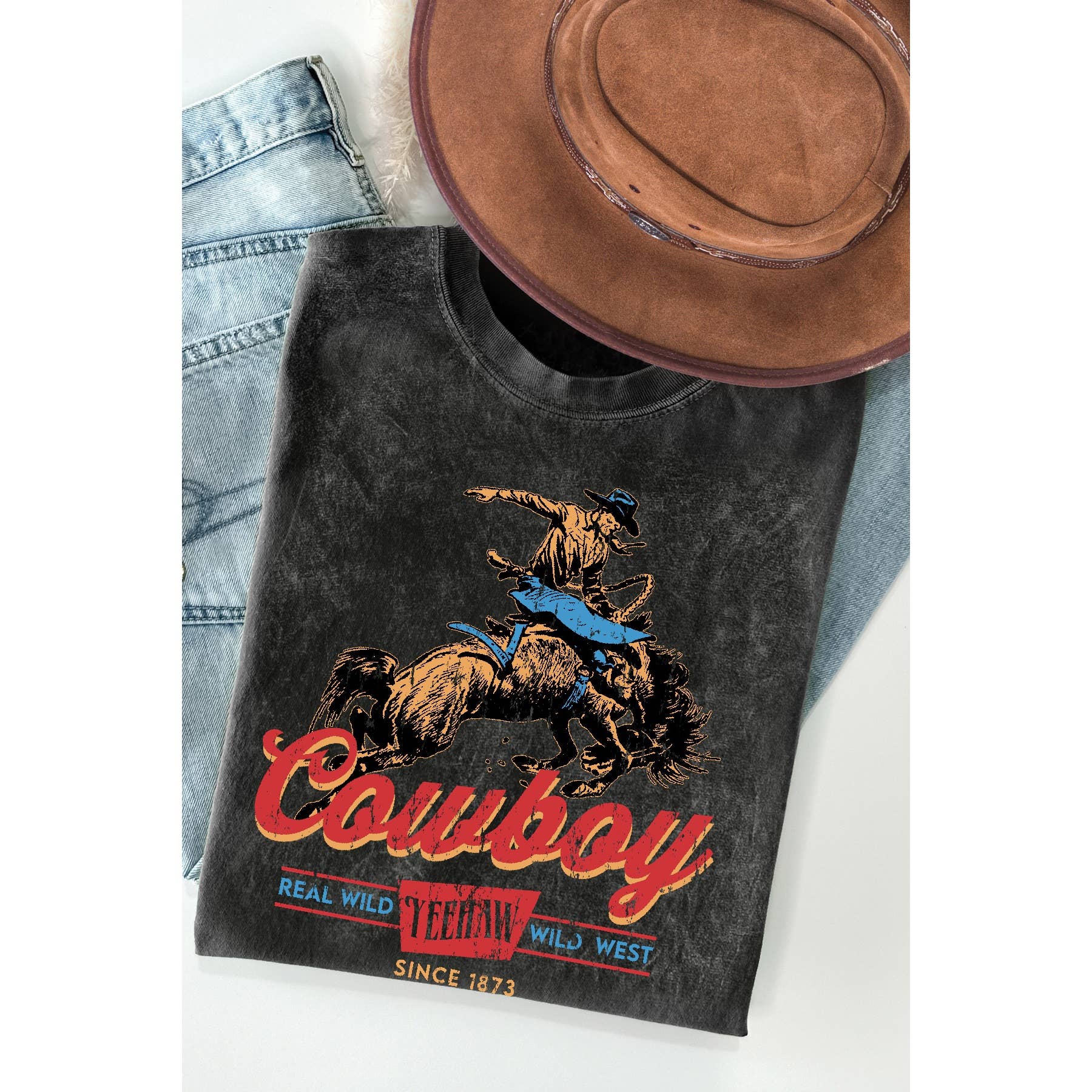Cowboy - Mineral Wash T Shirt